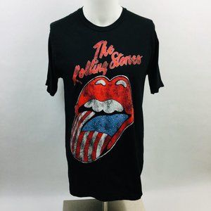 The Rolling Stones Mens Flag Tongue Graphic T Shir